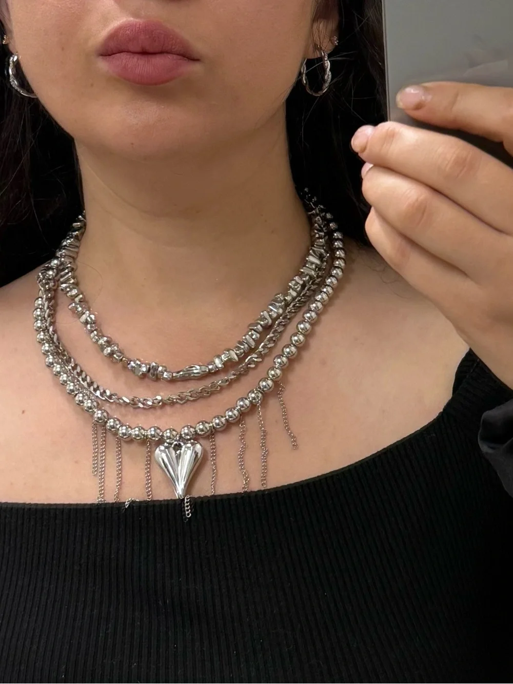 Luxury Chain Fringe Statement Necklace